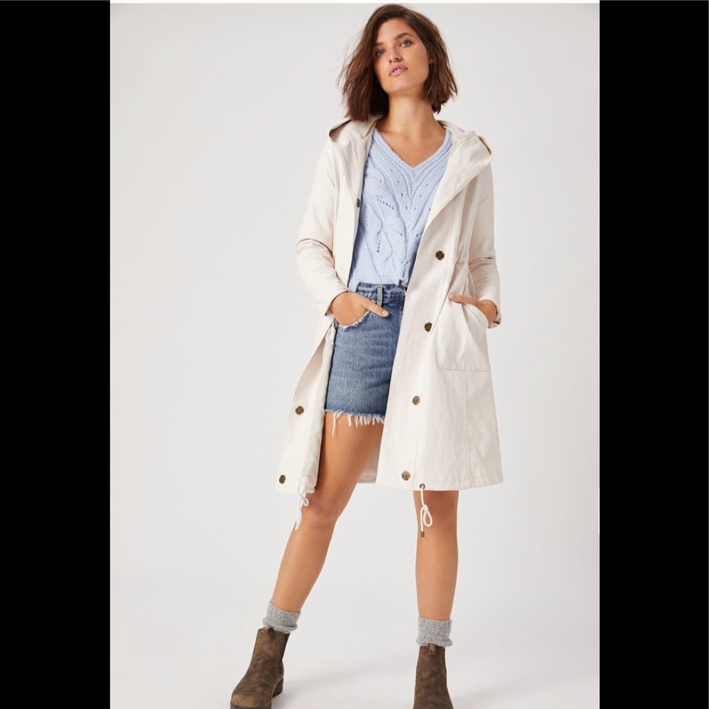 Anthropolgie Stevie Faux Leather utility jacket M